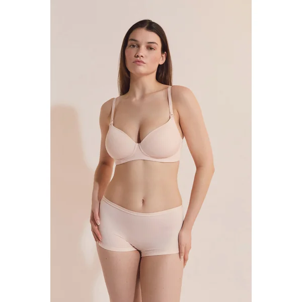 Soutien-gorge coques fines, clips d'allaitement