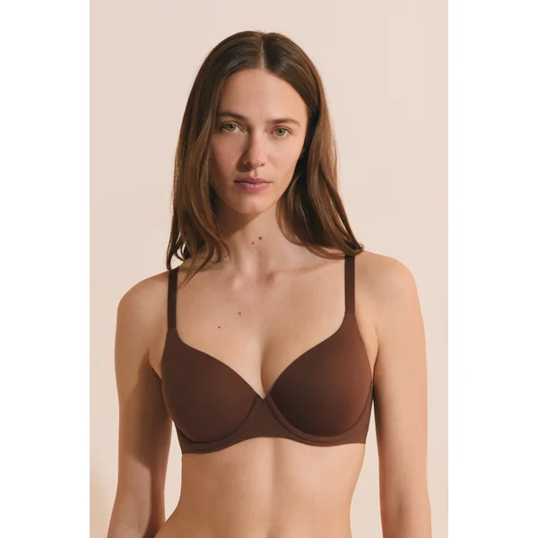 Soutien-gorge coques fines en microfibre
