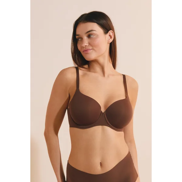 Soutien-gorge coques fines en microfibre
