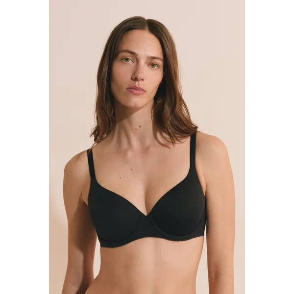 Soutien-gorge coques fines en microfibre