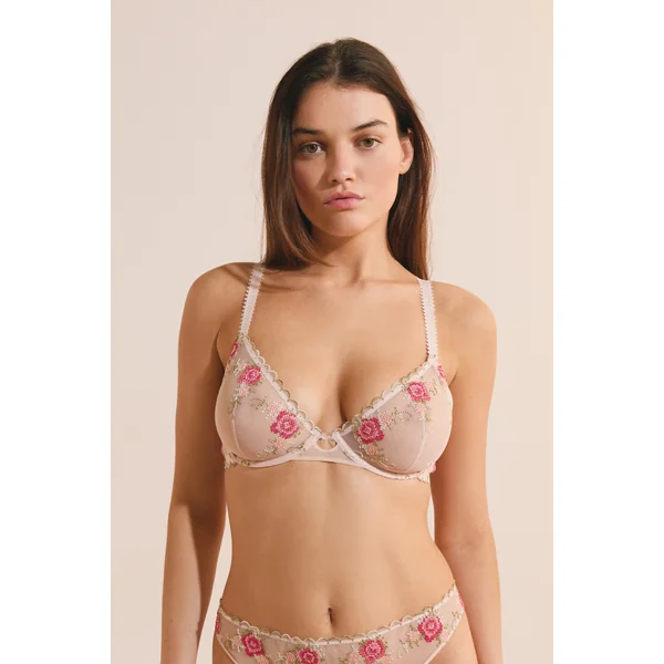 Soutien-gorge en broderie