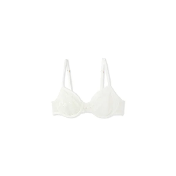 Soutien-gorge en dentelle avec bijou doré sans teinture