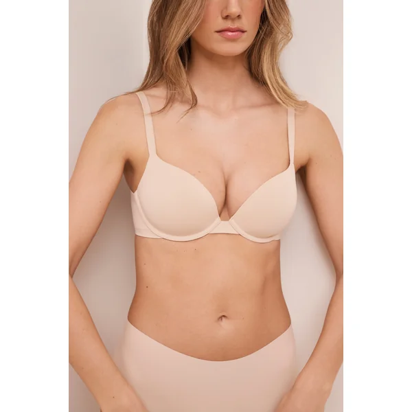 Soutien-gorge N.2 - Le push up plongeant en microfibre