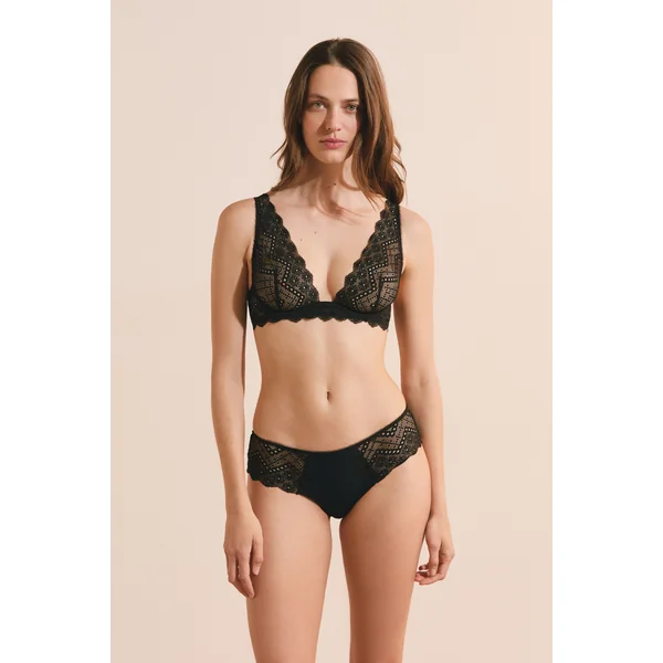 Soutien-gorge N.7 - Le corbeille foulard en dentelle