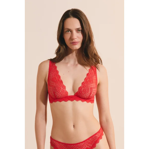 Soutien-gorge N.7 - Le corbeille foulard en dentelle