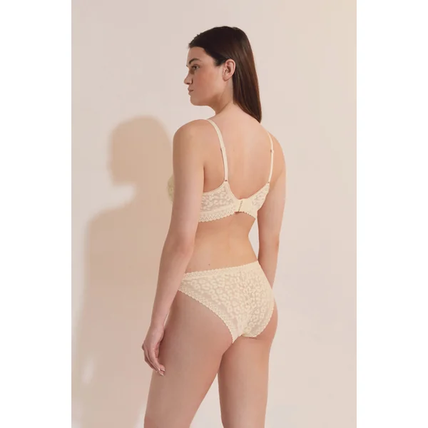 Soutien-gorge N.8 - Le triangle en coton avec clips d'allaitement et coussinets anti fuite
