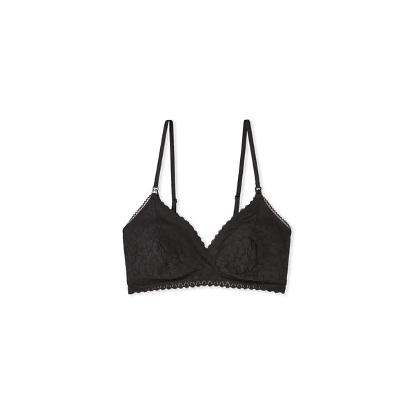 Soutien-gorge N.8 - Le triangle en coton avec clips d'allaitement et coussinets anti fuite