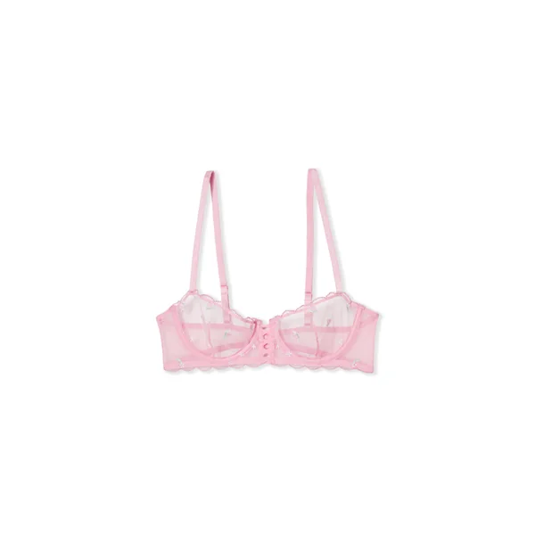 Soutien-gorge N.9 - Balconnet en tulle à motifs