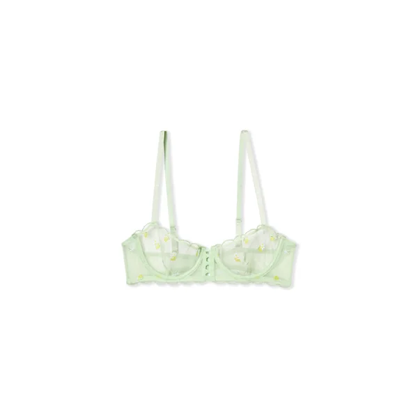 Soutien-gorge N.9 - Balconnet en tulle à motifs
