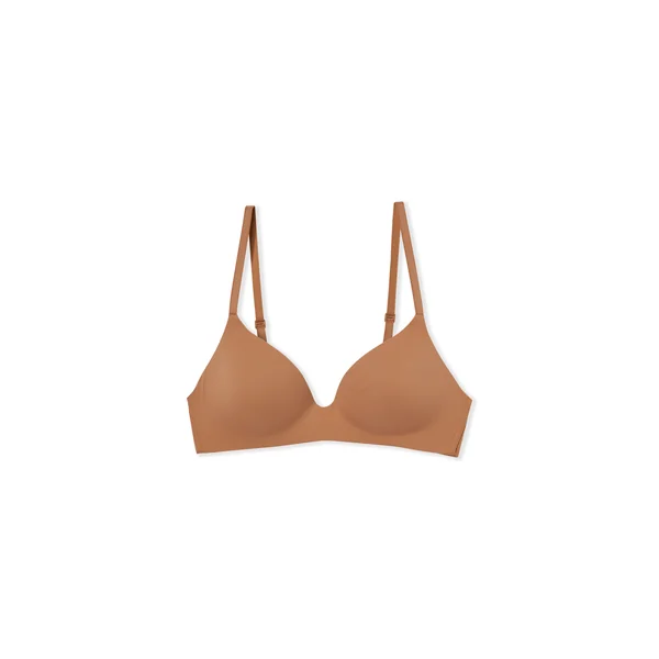 Soutien-gorge triangle sans armature en microfibre