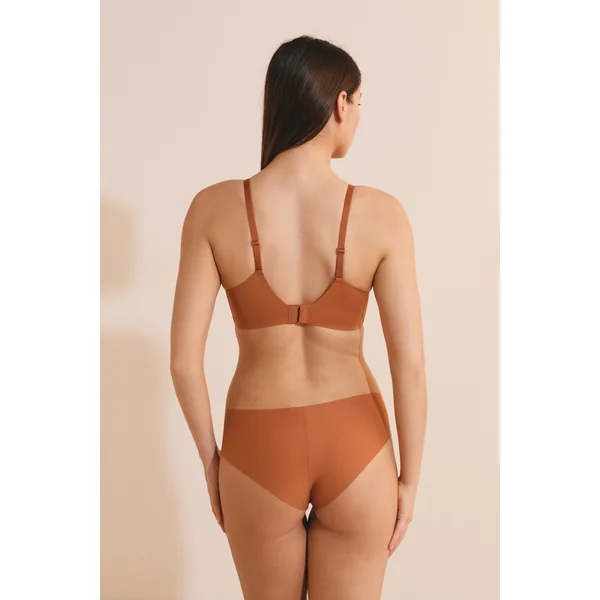 Soutien-gorge triangle sans armature en microfibre