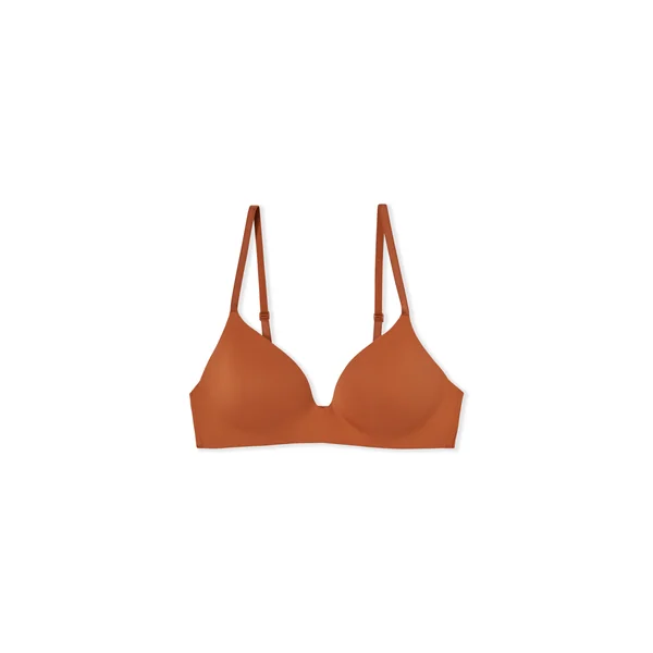 Soutien-gorge triangle sans armature en microfibre