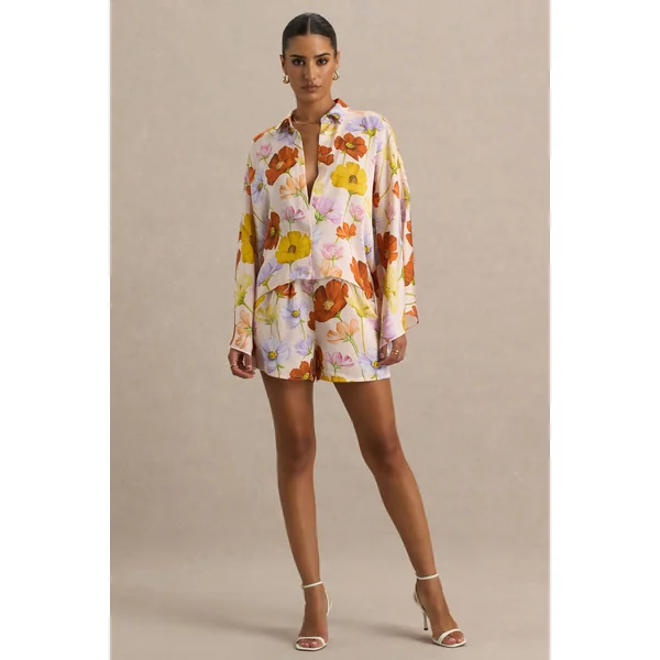 Sovran | Short à imprimé floral éclatant