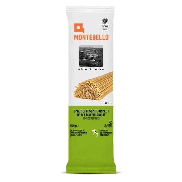 Spaghettis demi complets 500g