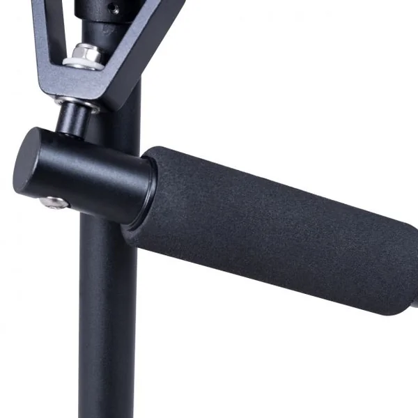 Stabilisateur poignée main pour appareil photo reflex, Rotatif à 360°, Capacité 3kg max, 38-60 cm, Noir et Bleu