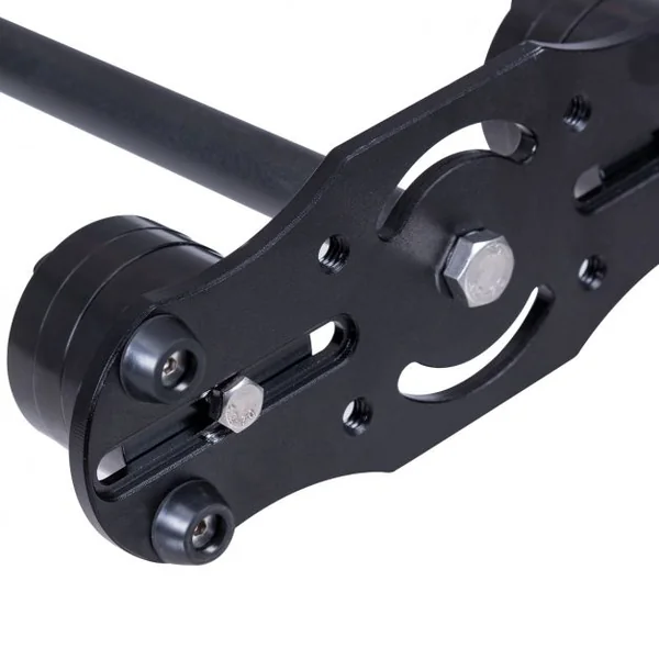 Stabilisateur poignée main pour appareil photo reflex, Rotatif à 360°, Capacité 3kg max, 38-60 cm, Noir et Bleu