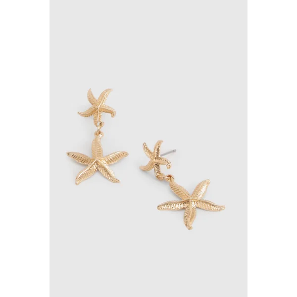 Starfish Drop Earrings
