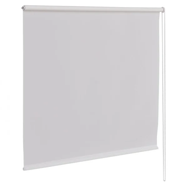 Store Enrouleur Occultant Semi-ombrage pour fenêtre salle/ bureau Design Élégant Protection Solaire, 110 x 150 cm, Blanc