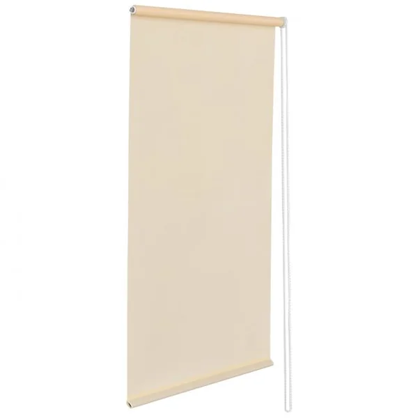 Store Enrouleur Semi-occultant Thermique pour Fenêtre Tubes en Aluminium Polyester PVC, 55x150cm, Noir