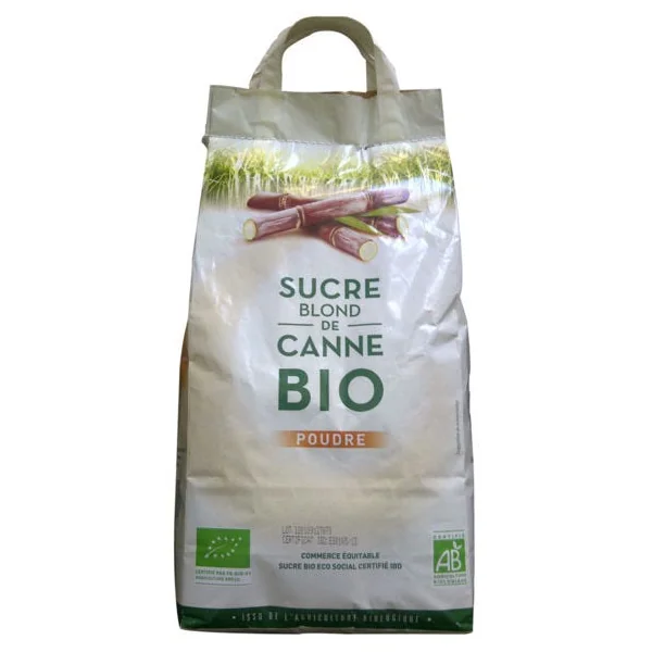 Sucre de canne blond 5kg