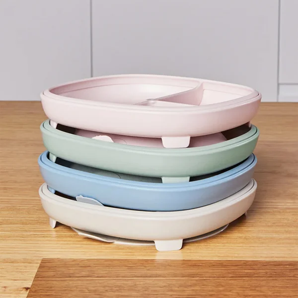 Suction plate with removable compartments