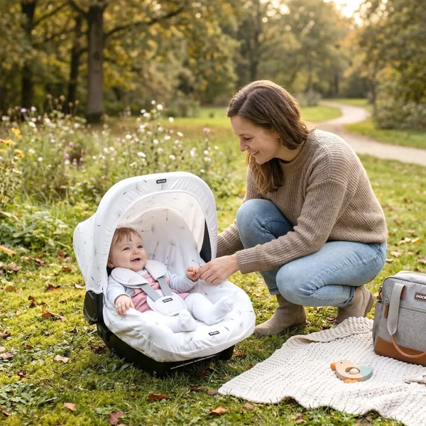Sun-protection hoody for stroller and car seat Dandelion