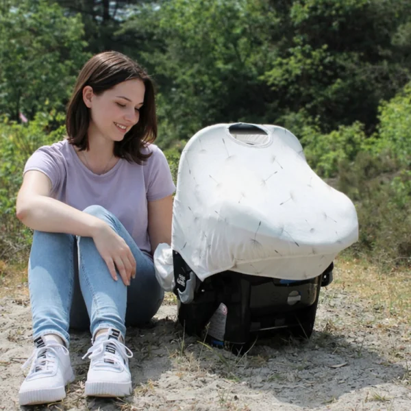 Sun-protection hoody for stroller and car seat Dandelion