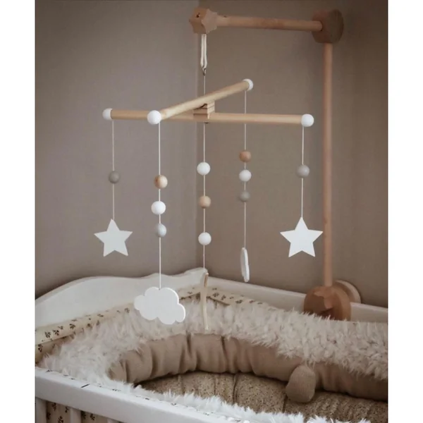 Support de bras mobile universel en bois - lit bébé