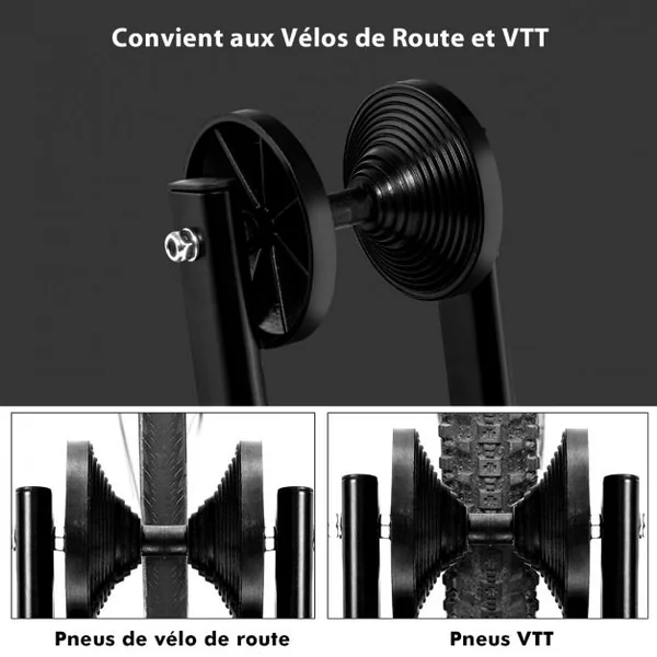 Support Pliable de Rangement pour Vélo pour Vélo de 60,9 cm 66 cm 68,5 cm VTT 700 C et Vélo de Route Noir