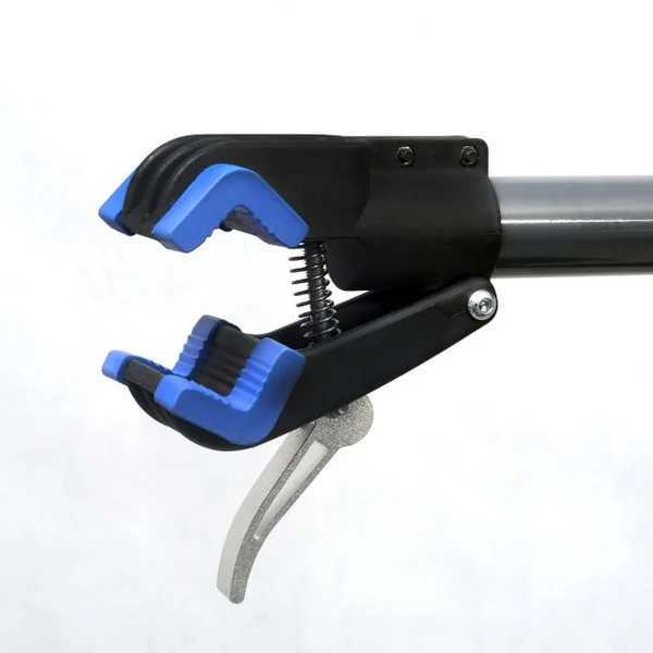 Support télescopique pour vélo, Support de réparation de vélo, Bras réglable, Pivotant 360°, 20 kg max, 198x104cm, Bleu