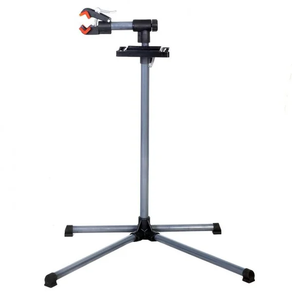 Support télescopique pour vélo Support de réparation de vélo, Bras réglable, Pivotant 360°, 20 kg max, 198x104cm, Rouge