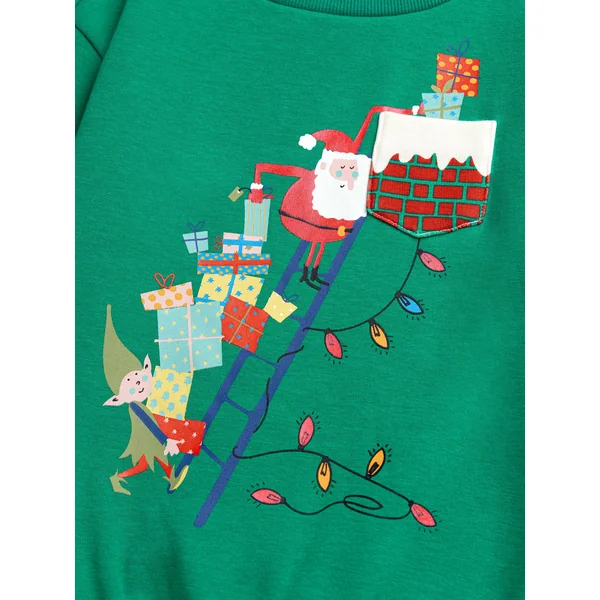 Sweat animation père Noël - Soins Bébé Naturels & Produits Maman Après Naissance