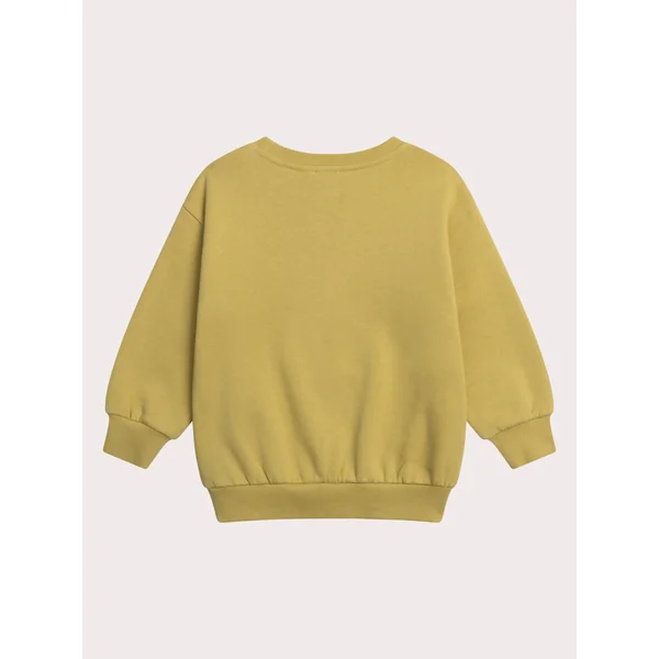 Sweat jaune moutarde animation dinosaure - Soins Bébé Naturels & Produits Maman Après Naissance