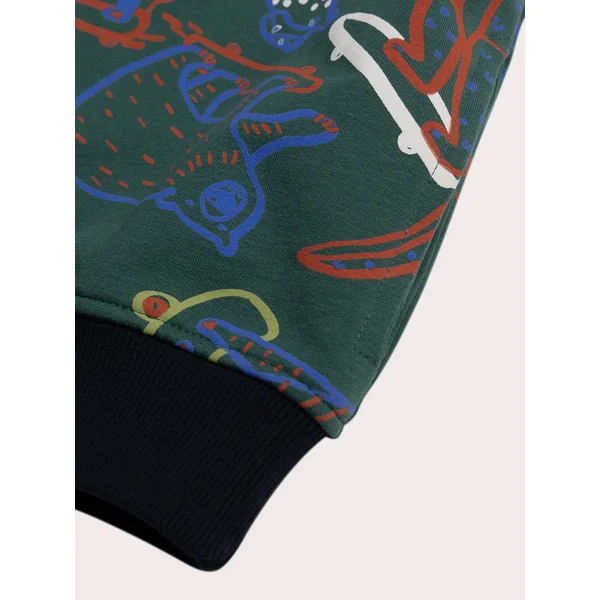 Sweat à capuche imprimé multicolore - Soins Bébé Naturels & Produits Maman Après Naissance