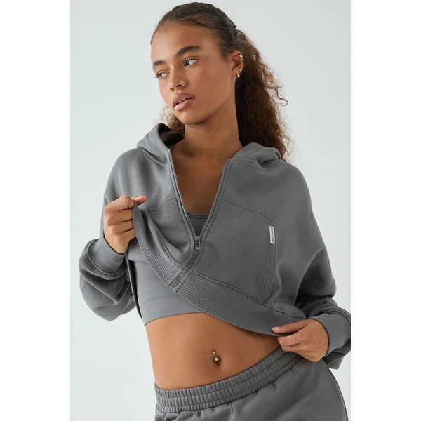Sweat à Casynthétiqueche Court Boxy DSGN Studio