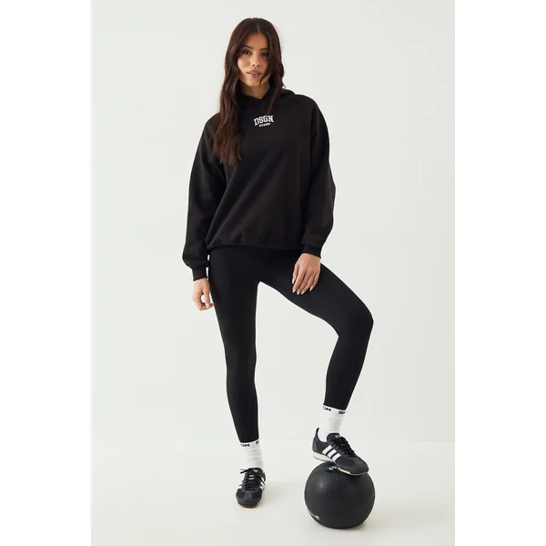 Sweat à Casynthétiqueche Oversize Brodé Universitaire DSGN Studio