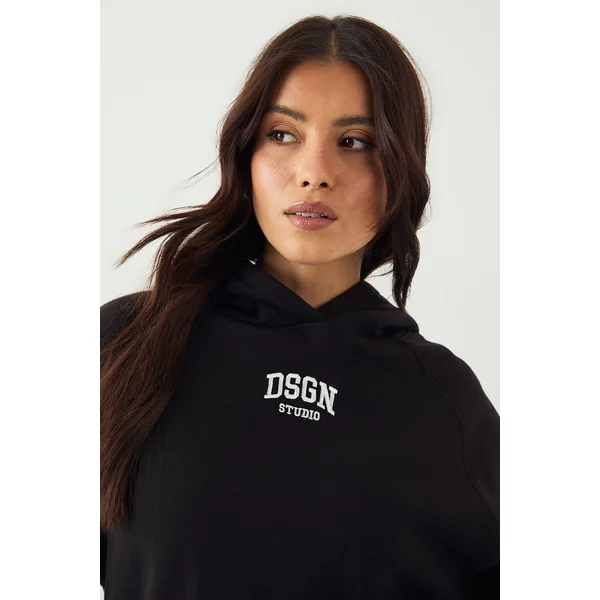 Sweat à Casynthétiqueche Oversize Brodé Universitaire DSGN Studio