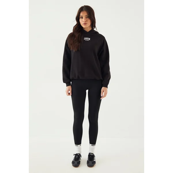 Sweat à Casynthétiqueche Oversize Brodé Universitaire DSGN Studio
