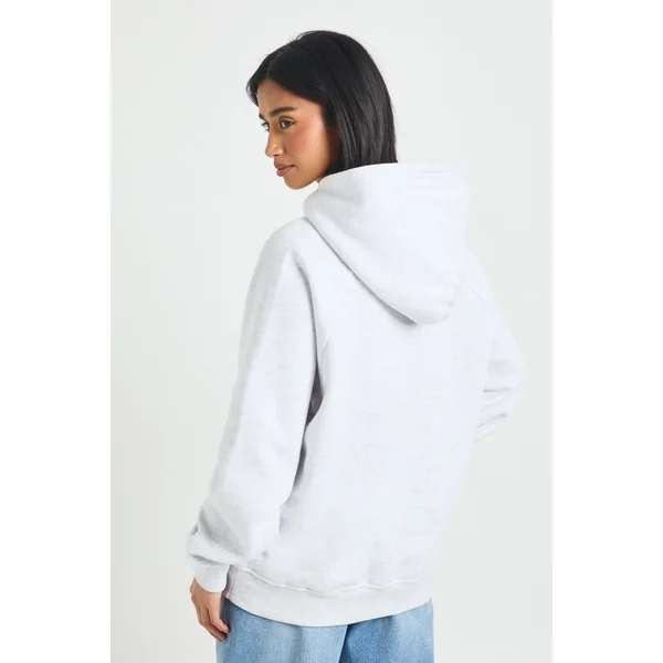 Sweat à Casynthétiqueche Surdimensionné à Coutures Raglan Petite Taille