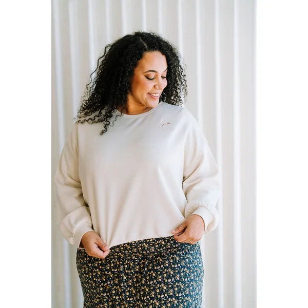 Sweatshirt ANGELA - avoine