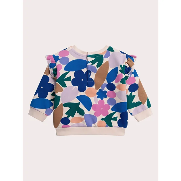 Sweat-shirt fleuri pour bébé fille - Soins Bébé Naturels & Produits Maman Après Naissance