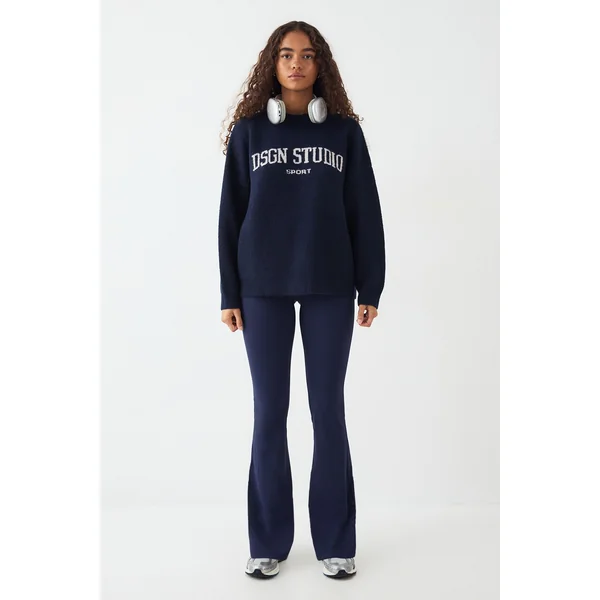 synthétiquell Col Rond Oversize Tricoté DSGN Studio