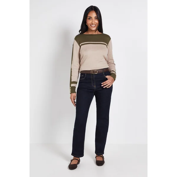 Synthétiquell Colour Block Petite Taille
