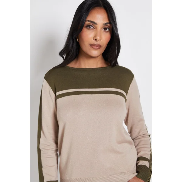 Synthétiquell Colour Block Petite Taille