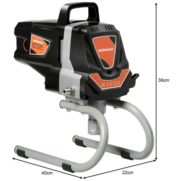 Systeme de Pulverisation de Peinture à Haute Pression 3000PSI Fonctionnement en Courant fort 1,5 L/min