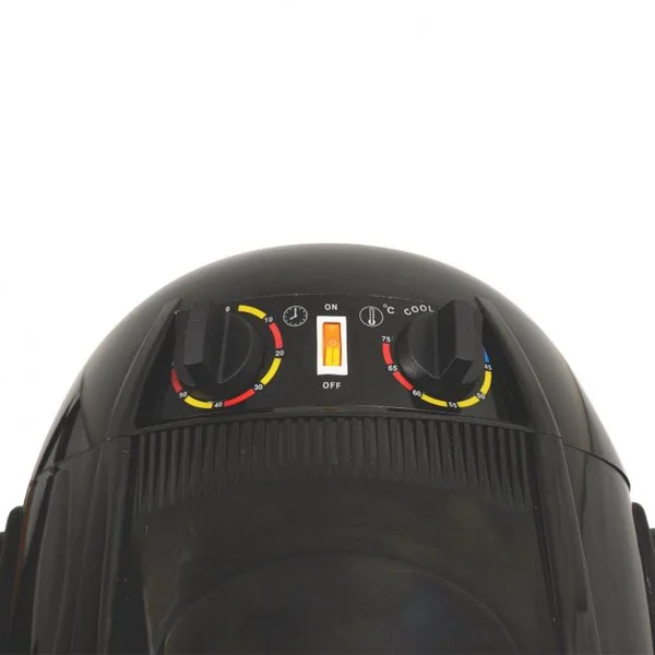 Sèche-cheveux casque professionnel sur pied 1300 W hauteur réglable 125-160 cm température 40-75 degrés minuterie 0-60 min