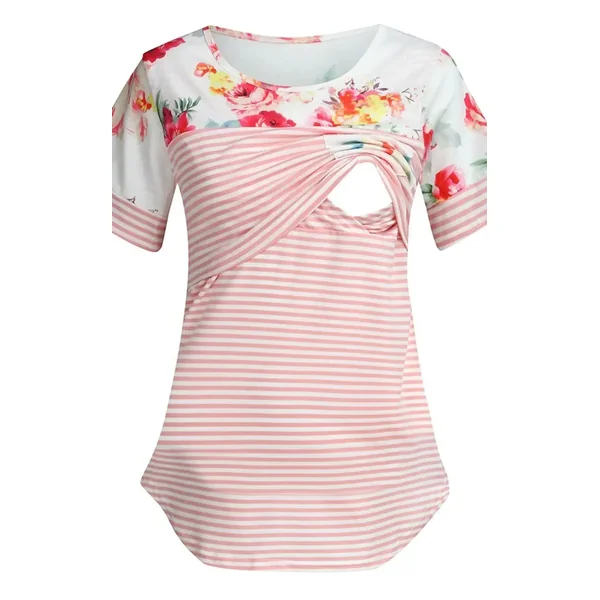 T Shirt Grossesse et Allaitement Floral