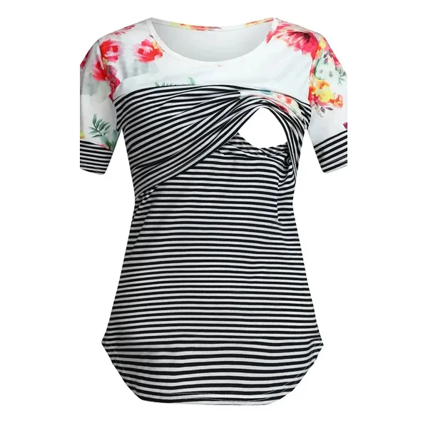 T Shirt Grossesse et Allaitement Floral