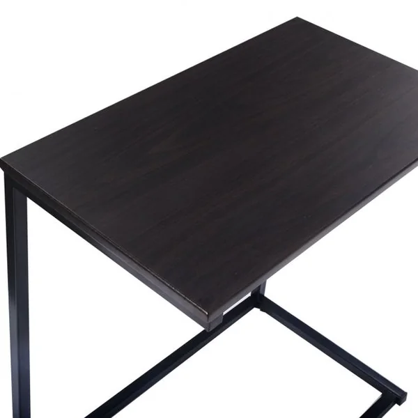 Table d’Appoint Table d’extrémité fixe Table pour Ordinateur Portable en forme de U, 55 x 35 x 65 cm couleur Naturel