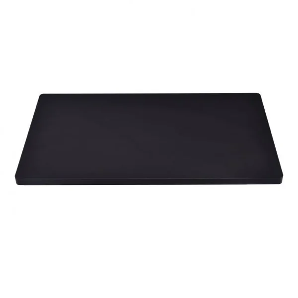 Table d'Appoint à Roulettes à 360° Table d’Extrémité à 2 Niveaux Capacité 20 kg pour Chaque Tablette, 50x30x59cm, Noir